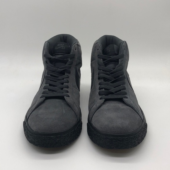 New Men’s Nike SB Zoom Blazer Mid Anthracite/Black-Anthracite FD0731-001 NWOB - Picture 3 of 5